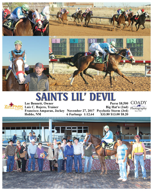 Saints Lil' Devil - 11-27-2017 - R09 - ZIA