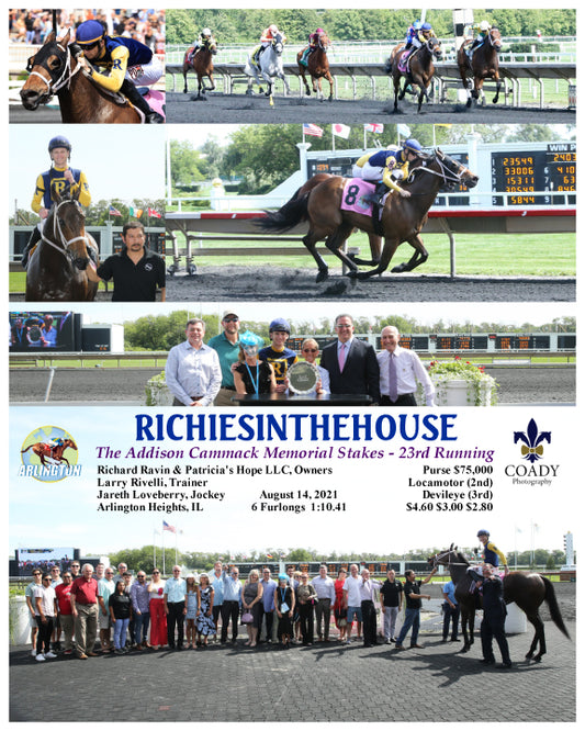 RICHIESINTHEHOUSE - The Addison Cammack Memorial Stakes - 23rd Running - 08-14-21 - R04 - AP