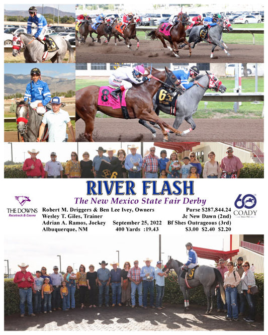 RIVER FLASH - The New Mexico State Fair Derby - 09-25-22 - R07 - ALB