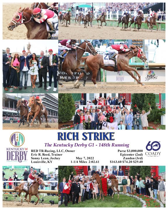 RICH STRIKE - The Kentucky Derby - 148th Running - 05-07-22 - R12 - CD - Composite - Richard Dawson 02
